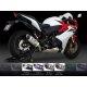 Silencieux YOSHIMURA R77-S HONDA CB600 HORNET 07-14 / CBR600F 11-13 (Inox - Métal Magic - Titane)