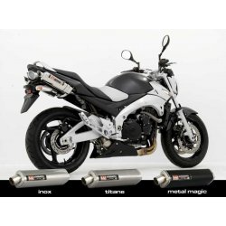 Silencieux YOSHIMURA TRI-OVAL SUZUKI GSR600 06-10 (Inox - Métal Magic - Titane)