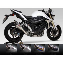 Silencieux YOSHIMURA R11 SUZUKI GSR 750 11-17 (Métal Magic - Titane - Titane Bleu)