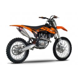 Ligne complète YOSHIMURA USA RS4 KTM SX-F450 2016 (Inox - Alu/Carbone)