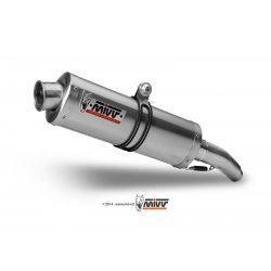 Silencieux MIVV OVAL APRILIA RSV1000 04-08 / TUONO 1000 06-10 (Inox)