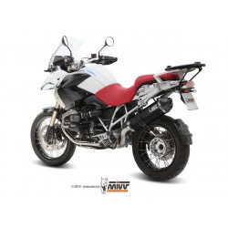 Silencieux MIVV SPEED EDGE BMW R1200 GS 10-12 (Steel Black)