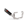 Ligne complète AKRAPOVIC Evolution line APRILIA RSV4 15-18 / TUONO V4 1100 17-18 (Titane/Carbone)