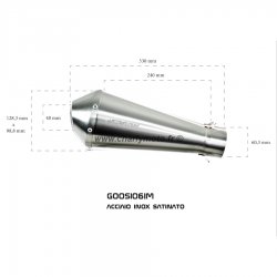 Silencieux SPARK MEGAPHONE Inox Universel