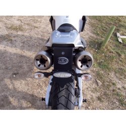 Support de plaque R&G Racing YAMAHA MT-03 660 06-12 (Feu arrière/stop inclus)