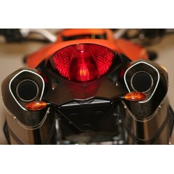 Support de plaque R&G Racing KTM SUPER DUKE 990 08-12 (Micro-clignotants inclus)