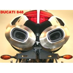 Support de plaque R&G Racing DUCATI 848 / 1098 / 1198 (Micro-clignotants inclus)