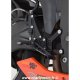 Commandes reculées R&G KAWASAKI ZX-6R 05-13 / ZX-6R 636 13-18 (No ABS)