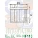 Filtre à huile HIFLOFILTRO HF116 HM CRE-CRM F/X - HONDA TRX450 - HONDA CRF 150/250/450 - HUSQVARNA TC/TE/TX - POLARIS 325