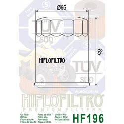 Filtre à huile HIFLOFILTRO HF196 POLARIS SPORTSMAN 600 03-04 / SPORTSMAN 700 02-04