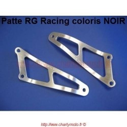 Patte de silencieux R&G RACING APRILIA TUONO 1000 02-05 (Noir)