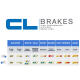 Plaquettes de frein CL BRAKES 1187A3+ APRILIA SL 750 SHIVER - GT 07-09 (Avant)