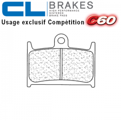 Plaquettes de frein CL BRAKES 2246C60 KAWASAKI ZX-6R 89-93 (Avant)