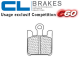 Plaquettes de frein CL BRAKES 1110C60 SUZUKI GSX-R 1000 2003 (Avant)