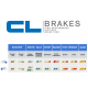 Plaquettes de frein CL BRAKES 2252XBK5 HONDA CBR600 F1 - F2 87-94 (Avant)