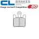 Plaquettes de frein CL BRAKES 1110C60 KAWASAKI ZX-6R 03-06 (Avant)