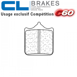 Plaquettes de frein CL BRAKES 1033C60 KTM 990 SUPER DUKE - R 05-13 (Avant)