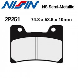 Plaquettes de frein NISSIN 2P251NS YAMAHA FZR 1000 EXUP 90-91 (Avant)