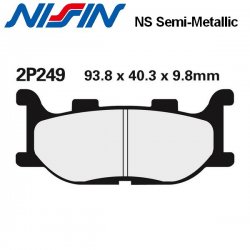 Plaquettes de frein NISSIN 2P249NS YAMAHA MT-03 660 06-12 (Avant)