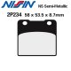 Plaquettes de frein NISSIN 2P234NS SUZUKI VS1500 INTRUDER LC 98-01 (Avant)