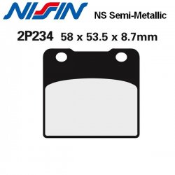 Plaquettes de frein NISSIN 2P234NS SUZUKI VS1400 GL INTRUDER 87-04 (Avant)