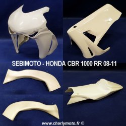 Carénage SEBIMOTO HONDA CBR 1000 RR 08-11 (Pack Racing)