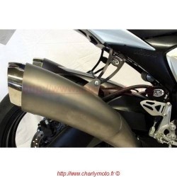 Patte de silencieux R&G RACING SUZUKI GSX-R 1000 09-11 (Noir - 02 pots)