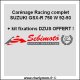 Carénage SEBIMOTO SUZUKI GSX-R 750 W 92-93 (Pack Racing)