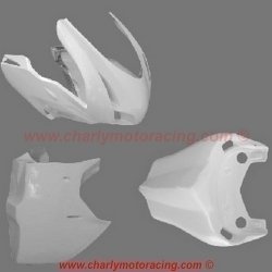 Carénage SEBIMOTO DUCATI 749 03-04 / 999 03-04 (Pack Racing - 02 parties avant)