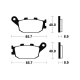 Plaquettes de frein TECNIUM MR157 KAWASAKI VERSYS 1000 - LT 12-23 (Arrière)