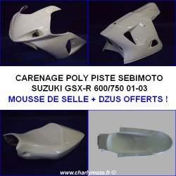 Carénage SEBIMOTO SUZUKI GSX-R 600 01-03 / GSX-R 750 00-03 (Pack Racing)