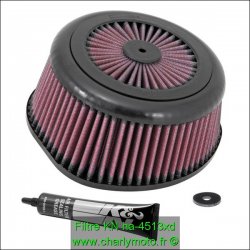 * DESTOCKAGE - Filtre à air KN HONDA CRF 250 - 450 R 13-17 (HA-4513XD)
