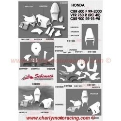 Carénage SEBIMOTO HONDA CBR 600 F 99-00 PC 35 (Pack Racing)