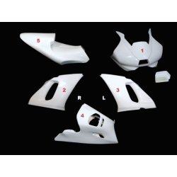 Carénage MOTOFORZA YAMAHA YZF-R6 99-02 (Pack Racing - 04 parties avant)