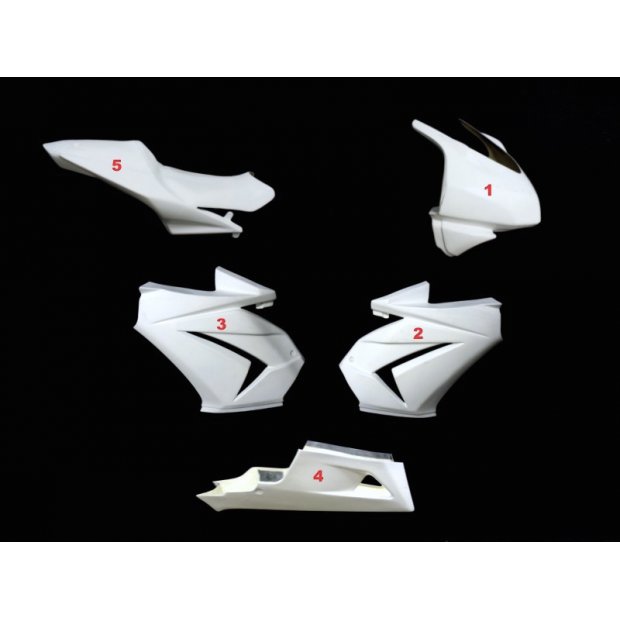 carénage motoforza kawasaki ex-250 ninja 08-12 (pack racing)