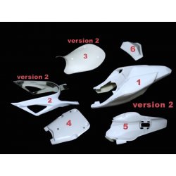 Carénage MOTOFORZA DUCATI 848 - EVO 08-13 / 1098 07-08 / 1198 09-11 (Coque Racing SBK - Version 2)