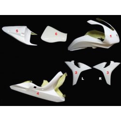 Carénage MOTOFORZA HONDA CBR 600 RR 07-08 (Pack Racing - 06 parties)