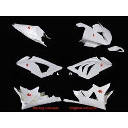 Carénage MOTOFORZA BMW S1000RR 12-14 / HP4 13-15 (Pack Racing - Selle origine)