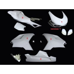 Carénage MOTOFORZA DUCATI 848 - EVO 08-13 / 1098 07-08 / 1198 09-11 (Pack Racing V1)