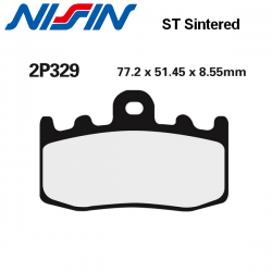 Plaquettes de frein NISSIN 2P329ST BMW R1100 S 01-05 (NON ABS) (Avant)