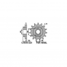 Pignon de sortie de boite PBR type 490BL - 15 Dents - Pas 520