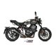 Silencieux MIVV DELTA RACE HONDA CB1000R 18-20 (Steel Black - Casquette Carbone)