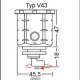 Bocal de frein avant Alu GSG HUSQVARNA NUDA 900 12-14