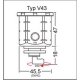 Bocal de frein avant Alu GSG YAMAHA FZR 1000 Exup 89-95