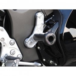 Tampons de protection GSG (Paire) SUZUKI GSX-R 1300/1340 Hayabusa 99-17 (avec platines de déport)