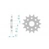 Pignon de sortie de boite AFAM type 28402 / 13-14-15-16-17-18 Dents - Pas 520