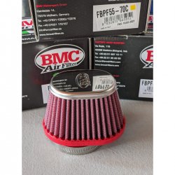 Filtre À Air BMC Universel Conique Ø65mm X 150mm pour Moto Pièces de  Rechange 8032872865236