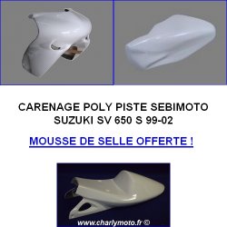 Carénage SEBIMOTO SUZUKI SV 650 99-02 (Pack Racing)