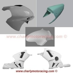 Carénage SEBIMOTO KAWASAKI ZX-12R 02-06 (Pack Racing)