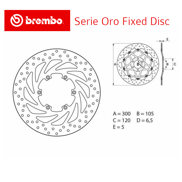 Disque de frein Newfren D.260 avant GPR - Pièces Freinage sur La